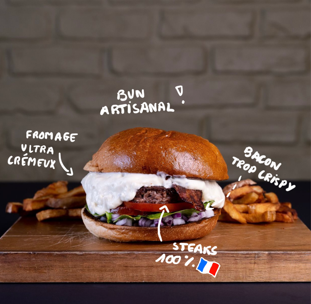 Burger au Bleu d'Auvergne